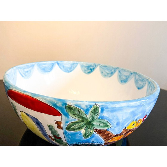 Image 1 of Vintage keramische kom uit Pantelleria, Italië