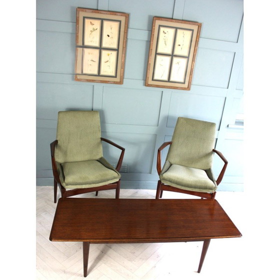 Image 1 of Mid-century palissander salontafel van Robert Heritage voor Archie Shine