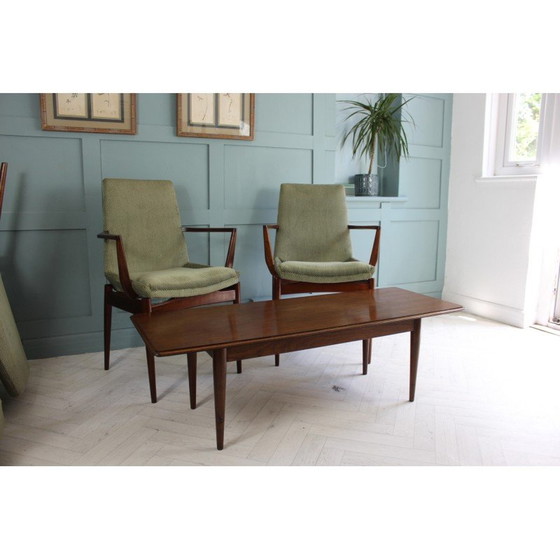 Image 1 of Mid-century palissander salontafel van Robert Heritage voor Archie Shine