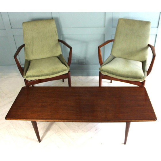 Image 1 of Mid-century palissander salontafel van Robert Heritage voor Archie Shine