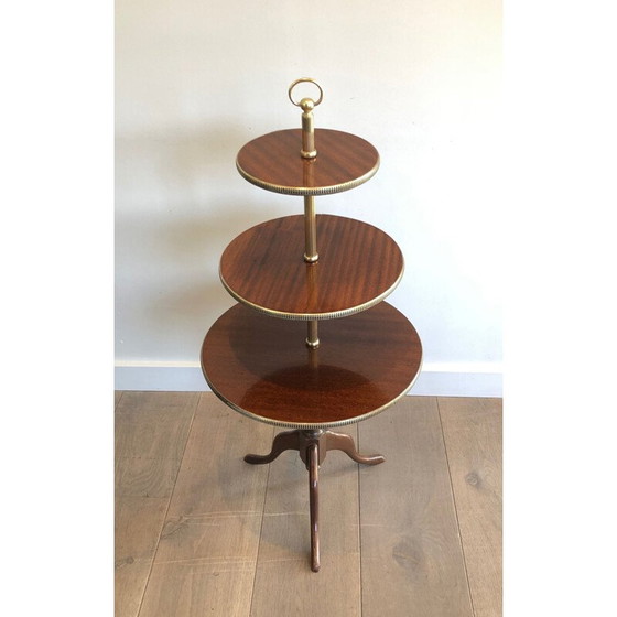 Image 1 of Vintage driedubbele tafel, Frankrijk 1940