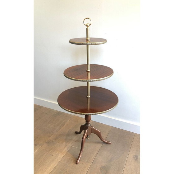 Image 1 of Vintage driedubbele tafel, Frankrijk 1940