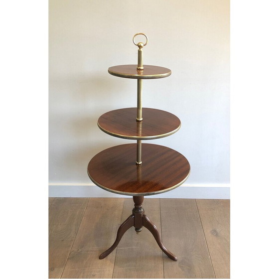 Image 1 of Vintage driedubbele tafel, Frankrijk 1940