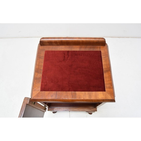 Image 1 of Toalet houten nachtkastje, Mid Century, Tsjecho-Slowakije 1950