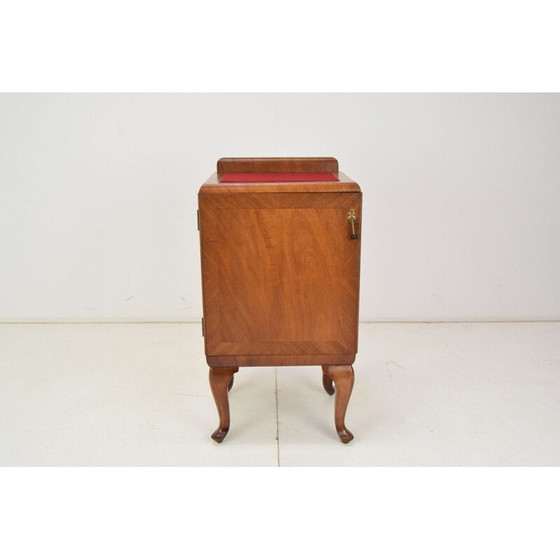 Image 1 of Toalet houten nachtkastje, Mid Century, Tsjecho-Slowakije 1950