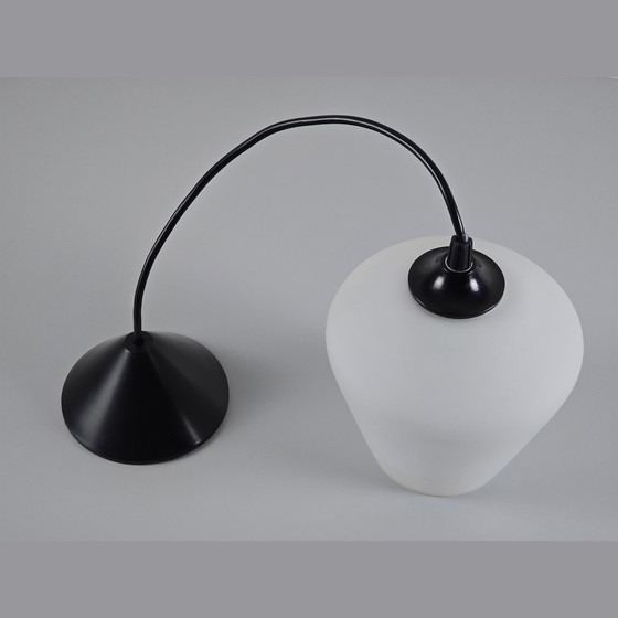 Image 1 of Vintage 1960S Opaline Glazen Hanglamp.