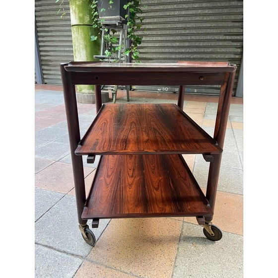 Image 1 of Vintage mahoniehouten kar fratelli riguetti, 1960