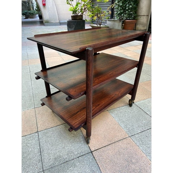 Image 1 of Vintage mahoniehouten kar fratelli riguetti, 1960