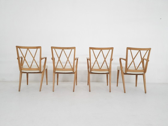 Image 1 of Set van vier "Poly-Z" eetkamerstoelen door A. A Patijn, Nederland 1950'S