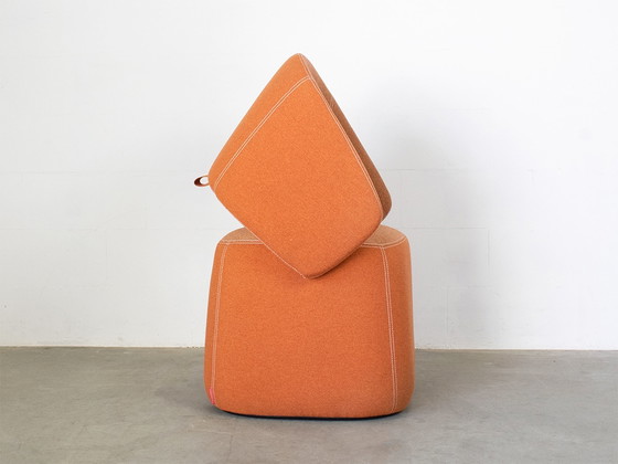 Image 1 of Haworth fauteuil annex poef Chick openest design Patricia Urquiola