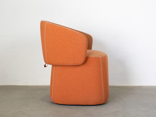 Haworth fauteuil annex poef Chick openest design Patricia Urquiola