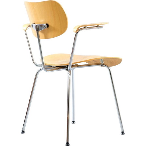 Vintage SE68 fauteuil in beukenhout van Egon Eiermann voor Wilde Spieth, Duitsland 1959