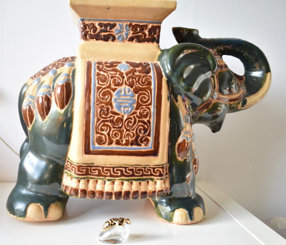 Image 1 of Vintage olifanten plantentafel