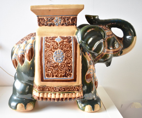 Image 1 of Vintage olifanten plantentafel