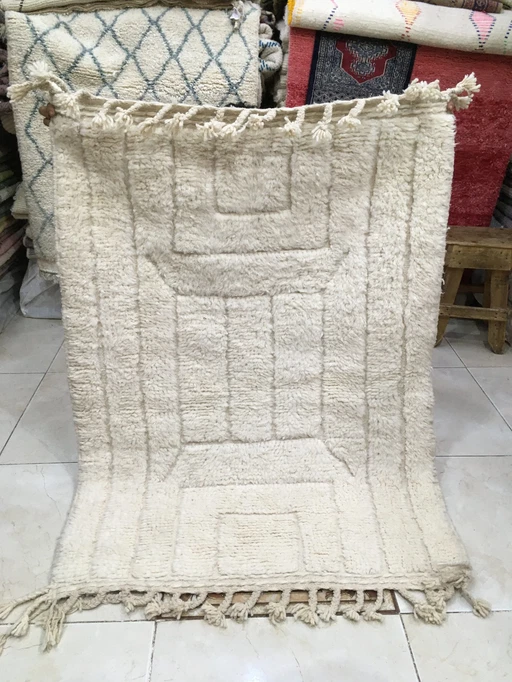 Marokkaans Berber Boujaad Tapijt 150 Cm X 112 Cm