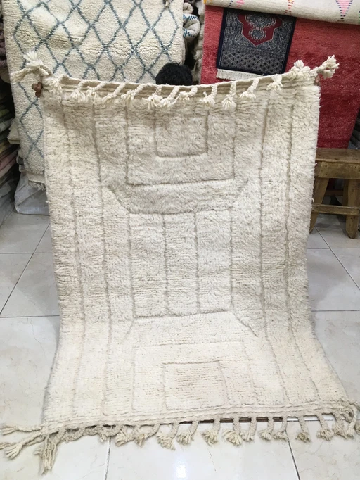 Marokkaans Berber Boujaad Tapijt 150 Cm X 112 Cm