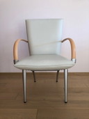 2 X Rolf Benz stoelen, Serie 7000, leer