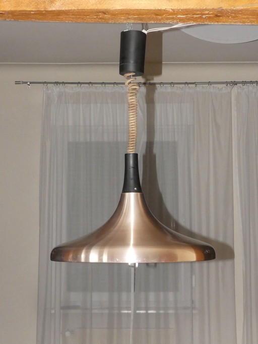 Space Age Ufo hanglamp roségoud