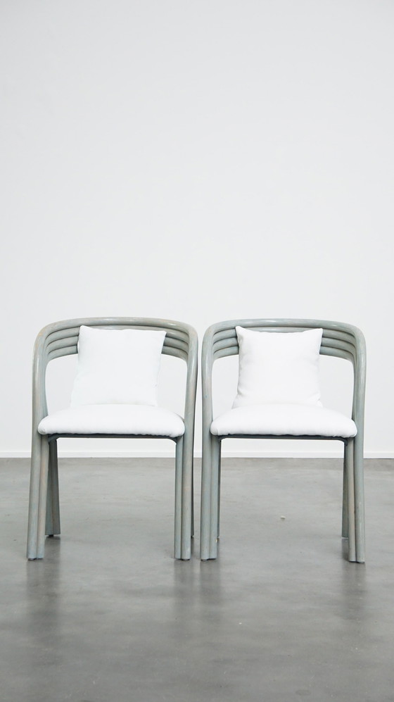 Image 1 of 4 X Vintage Design Eetkamerstoel Van Axel Enthoven Voor Rohé