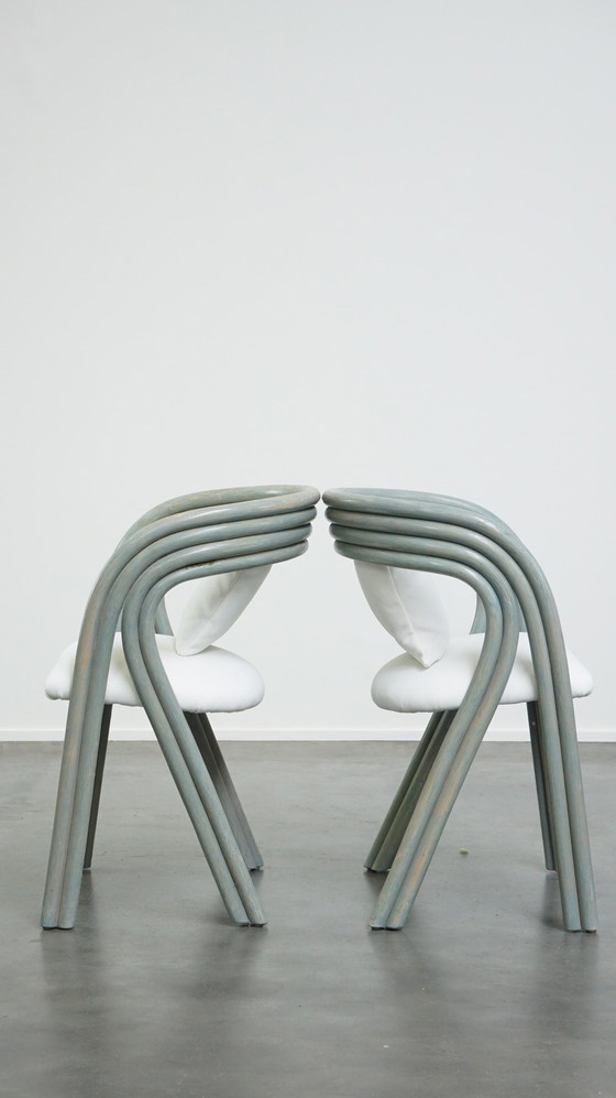 Image 1 of 4 X Vintage Design Eetkamerstoel Van Axel Enthoven Voor Rohé