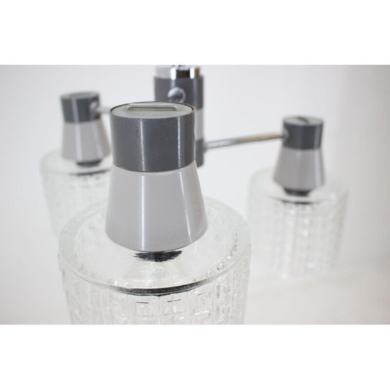 Image 1 of Vintage kroonluchter in chroom van Drukov, 1970