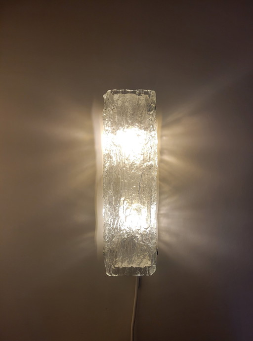 Vintage Wandlamp Van Kaiser Leuchten In Murano Glas