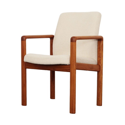 Teakhouten fauteuil, Deens ontwerp, 1970S, Productie: Denemarken