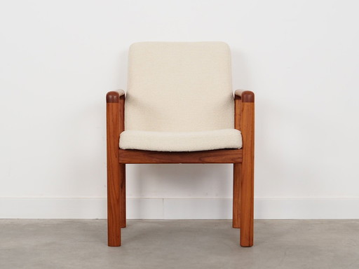 Teakhouten fauteuil, Deens ontwerp, 1970S, Productie: Denemarken