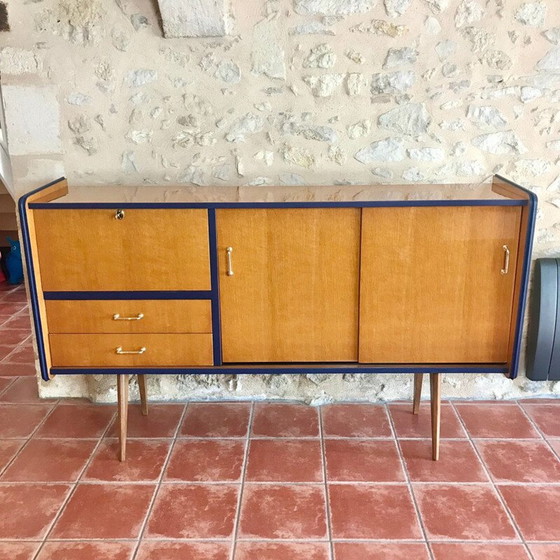 Image 1 of Vintage houten dressoir