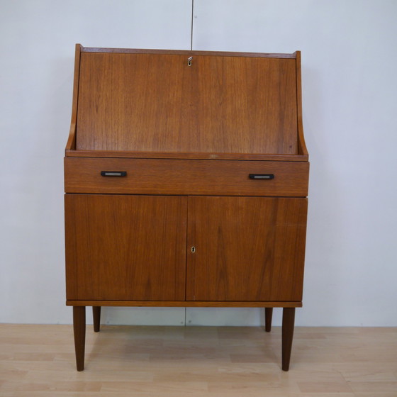 Image 1 of Vintage Deens Mid-Century Secretaire