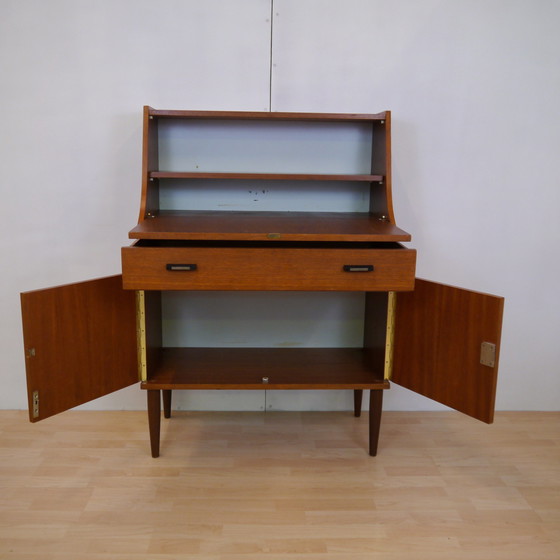 Image 1 of Vintage Deens Mid-Century Secretaire