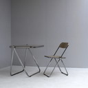 Mokka Platone bureauset voor Castelli door Giancarlo Piretti, 1960