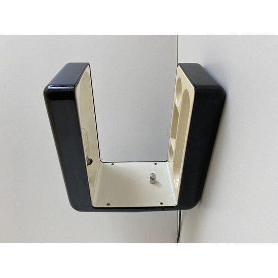 Image 1 of Vintage bureaulamp in zwart gelakt aluminium van Giotto Stoppino voor Tronconi, Italië 1970