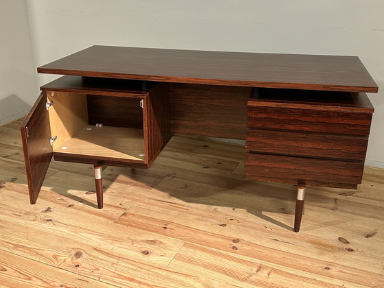 Image 1 of Vintage Directiebureau In Palissander Fineer De Rio '70