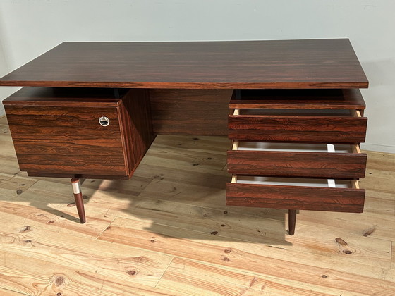 Image 1 of Vintage Directiebureau In Palissander Fineer De Rio '70