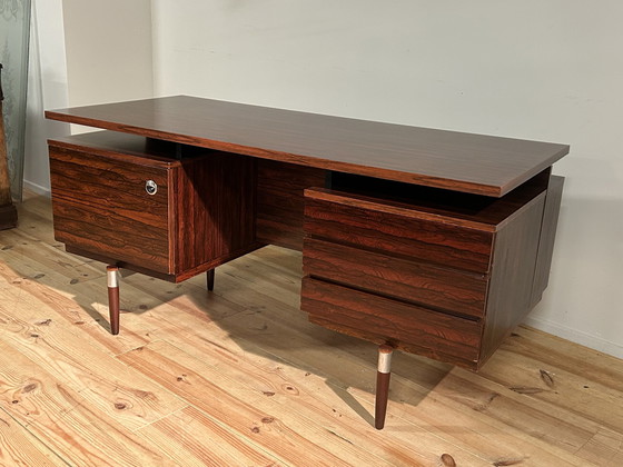 Image 1 of Vintage Directiebureau In Palissander Fineer De Rio '70