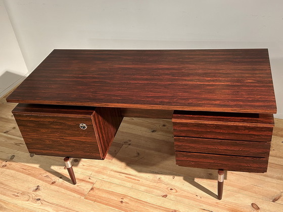 Image 1 of Vintage Directiebureau In Palissander Fineer De Rio '70