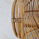 Rotan Belse 8 Fauteuil, Lage Rug 1950