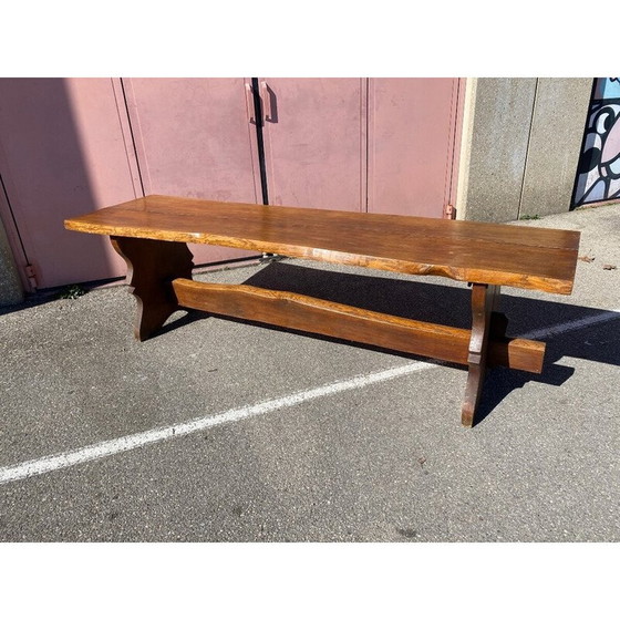 Image 1 of Vintage houten boerderijtafel