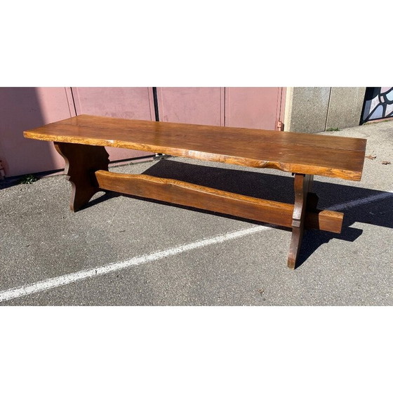 Image 1 of Vintage houten boerderijtafel