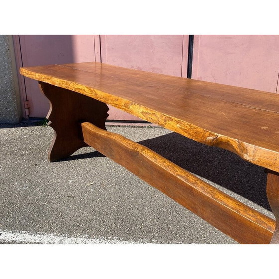 Image 1 of Vintage houten boerderijtafel