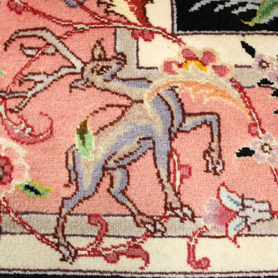 Image 1 of   Handgeknoopte Tabriz Met Zijde 152X106