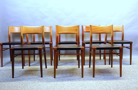 Image 1 of Vintage eetkamerstoelen van Georg Leowald voor Wilkhahn, 1950, set van 6