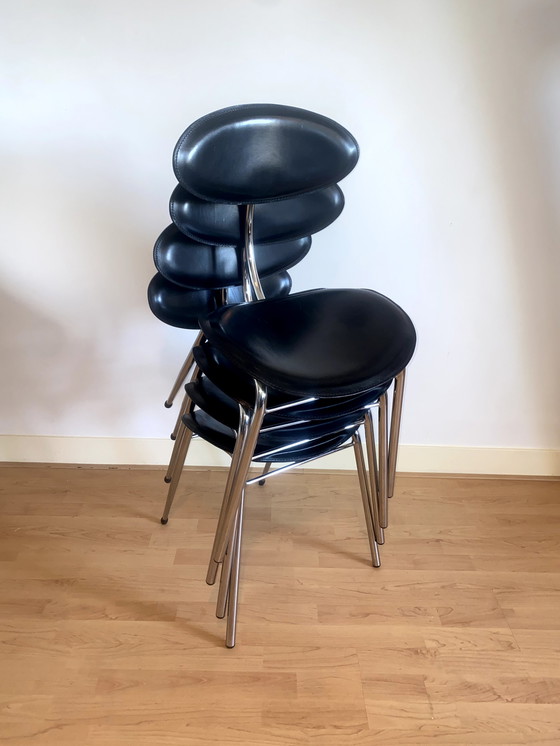 Image 1 of 4x Arbben Italy eetkamerstoelen (postmodern)