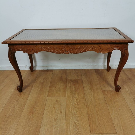 Image 1 of Vintage Queen Ann Chippendale Koffietafel, Salontafel