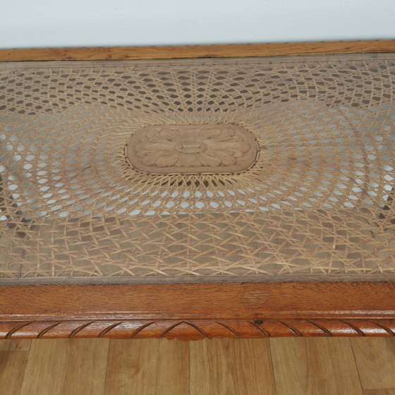 Image 1 of Vintage Queen Ann Chippendale Koffietafel, Salontafel