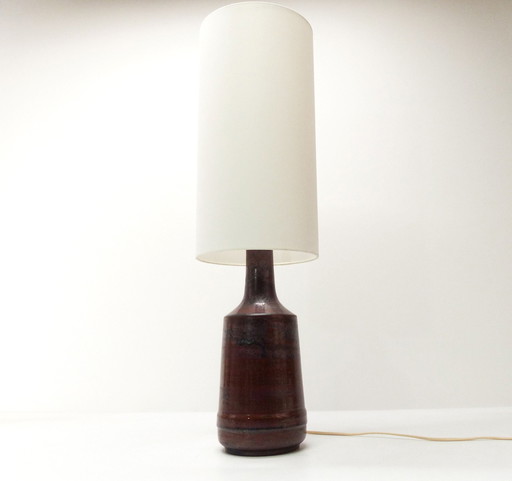 Scandinavische Keramische Lamp Sang De Boeuf Désirée Stentoj 1970