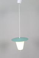 Vintage Lamp, Hanglamp - Mintgroen, Jaren '50 Stijl 