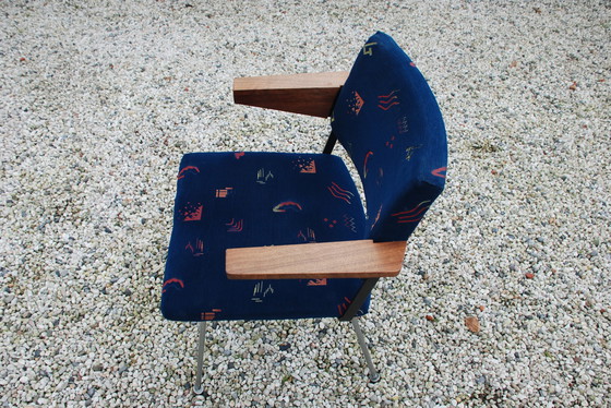 Image 1 of 6x André Cordemeyer 1265 Gispen eetkamerstoelen