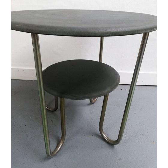 Image 1 of Vintage dubbel tafelblad van Selette Bahaus, 1950